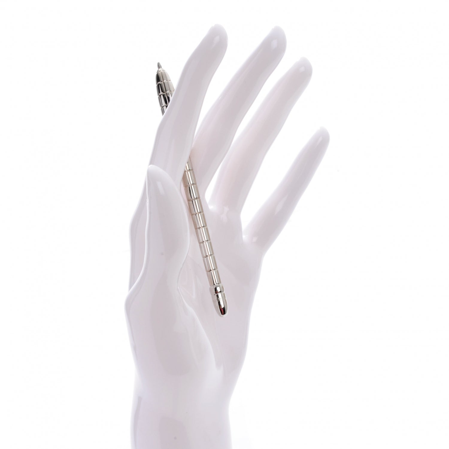Louis Vuitton Agenda Ballpoint Pen Silver 2 of 5