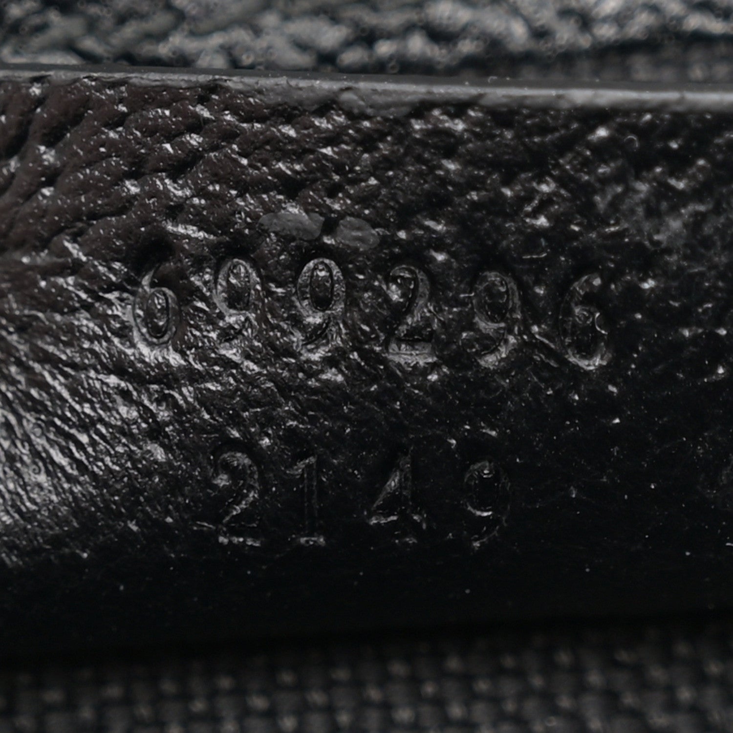 Gucci Monogram Jumbo GG Textured Dollar Calfskin Mini Horsebit 1955 Shoulder Bag Black 7 of 12