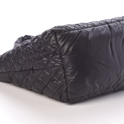 Chanel Nylon Quilted Large Coco Cocoon Tote Black 8 of 9