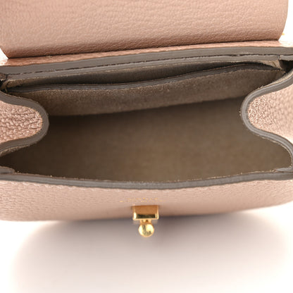 Chloe Grained Lambskin Mini Drew Crossbody Backpack Cement Pink 5 of 8