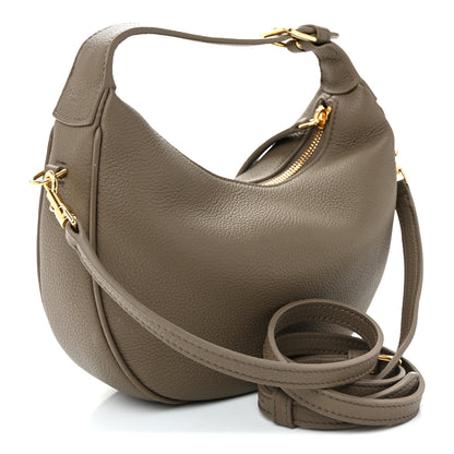 Celine Supple Grained Calfskin Teen Lulu Shoulder Bag Souris 3 of 9