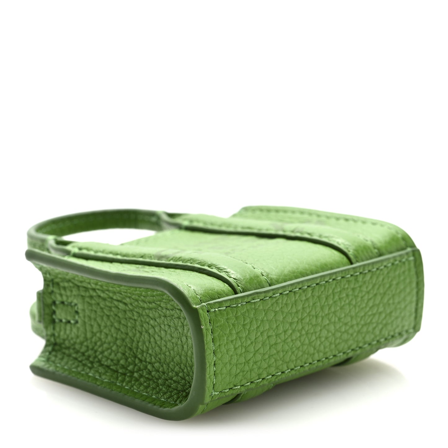 Grained Calfskin Nano Bag Charm The Tote Bag Kiwi