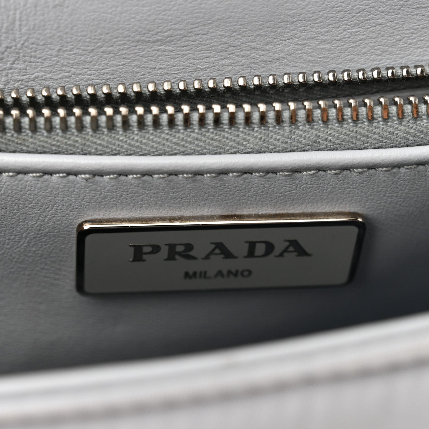 Prada Nappa Re-Nylon Double Pocket Buckle Shoulder Bag Fiordaliso 14 of 17