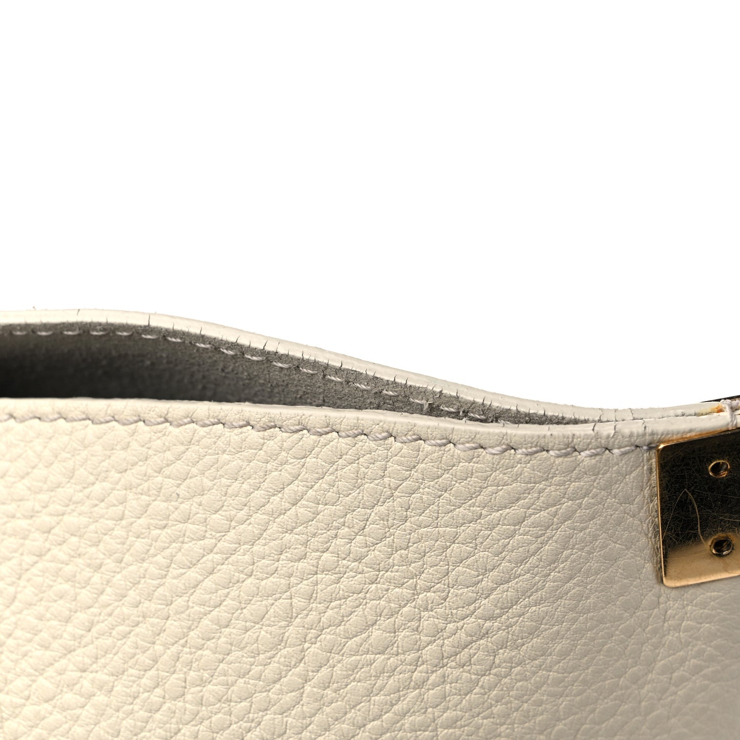 Smooth Calfskin Medium Vick Tote Off White