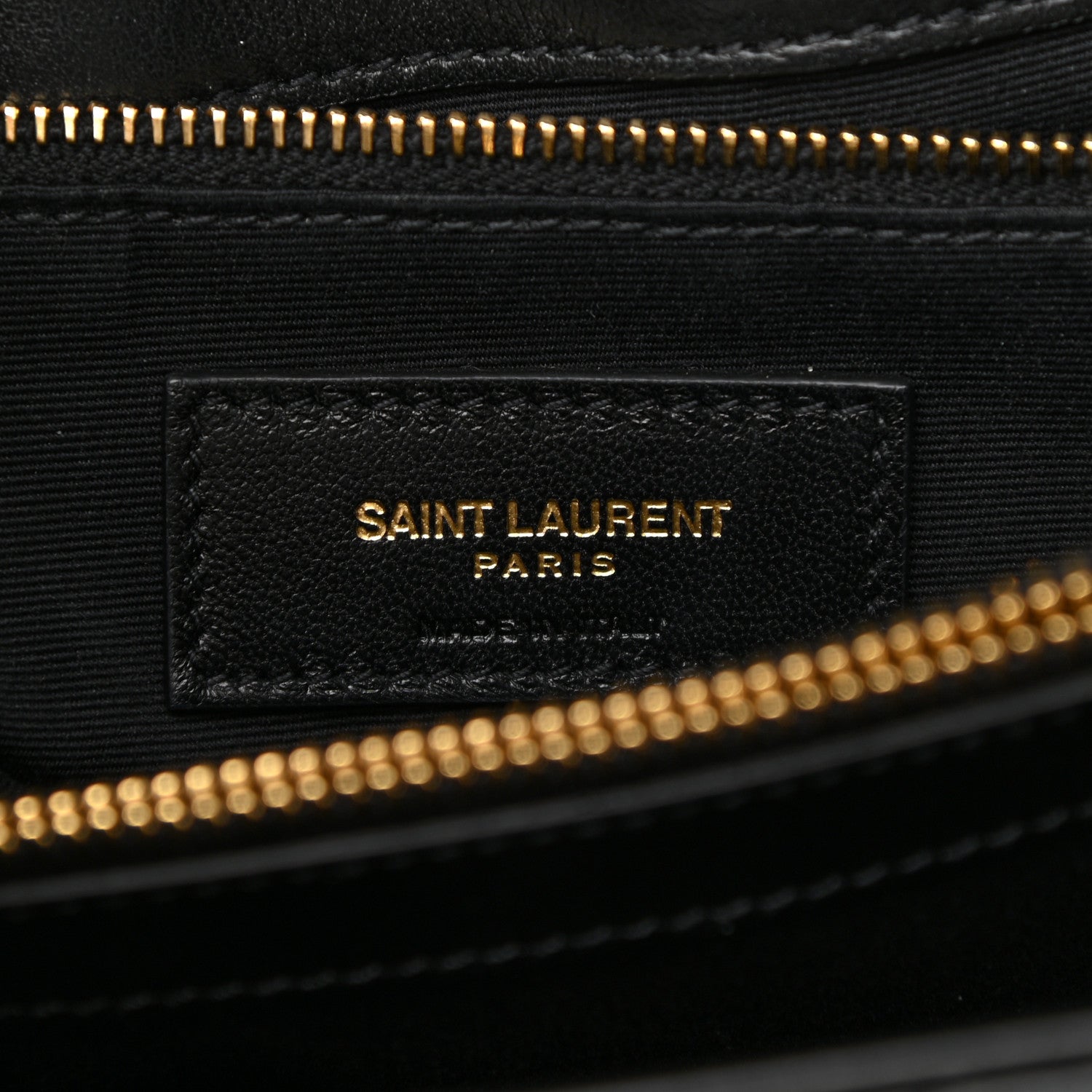 Saint Laurent Calfskin Y Quilted Monogram Medium Loulou Chain Satchel Black 7 of 12