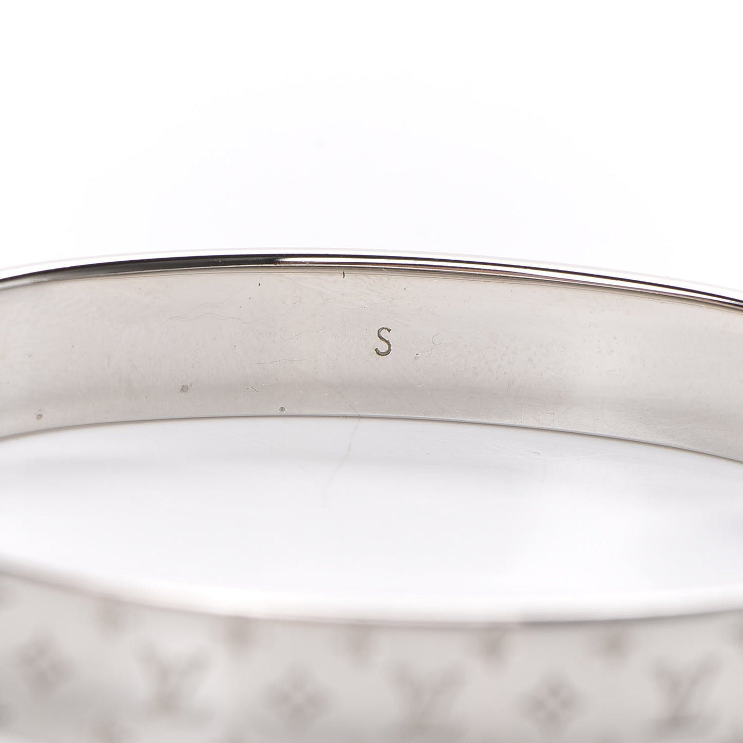 Palladium Monogram Nanogram Cuff S Silver