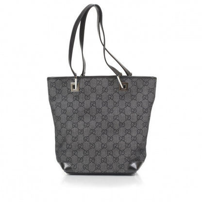 Gucci Denim Monogram Bucket Tote 1 of 9