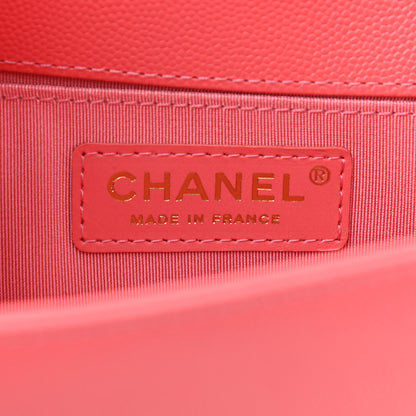Chanel Caviar Quilted Small Boy Flap Pink 6 of 11