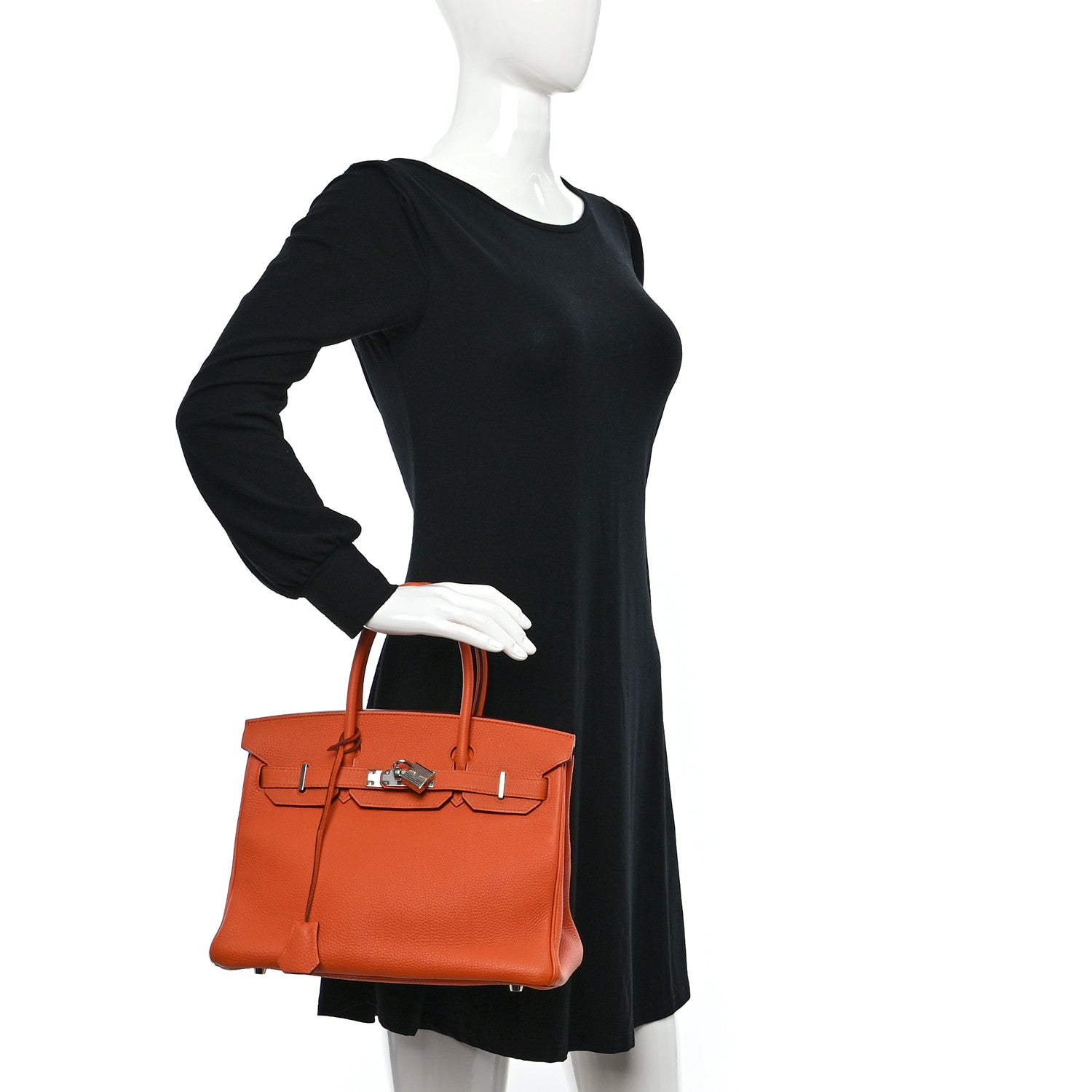 Hermes Togo Birkin 30 Orange 2 of 12