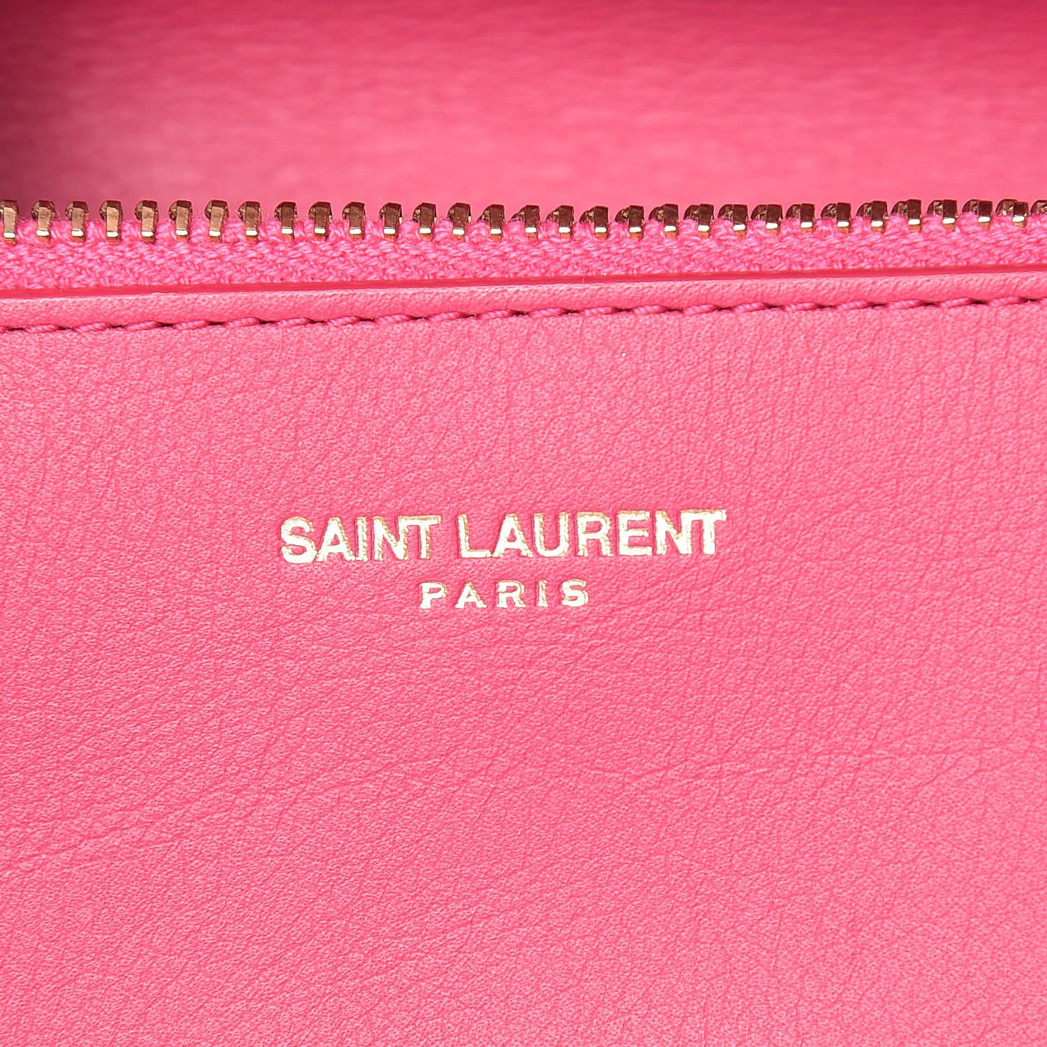 Saint Laurent Calfskin Classic Y Ligne Wallet Fuchsia 6 of 10