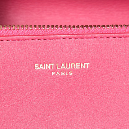 Saint Laurent Calfskin Classic Y Ligne Wallet Fuchsia 6 of 10