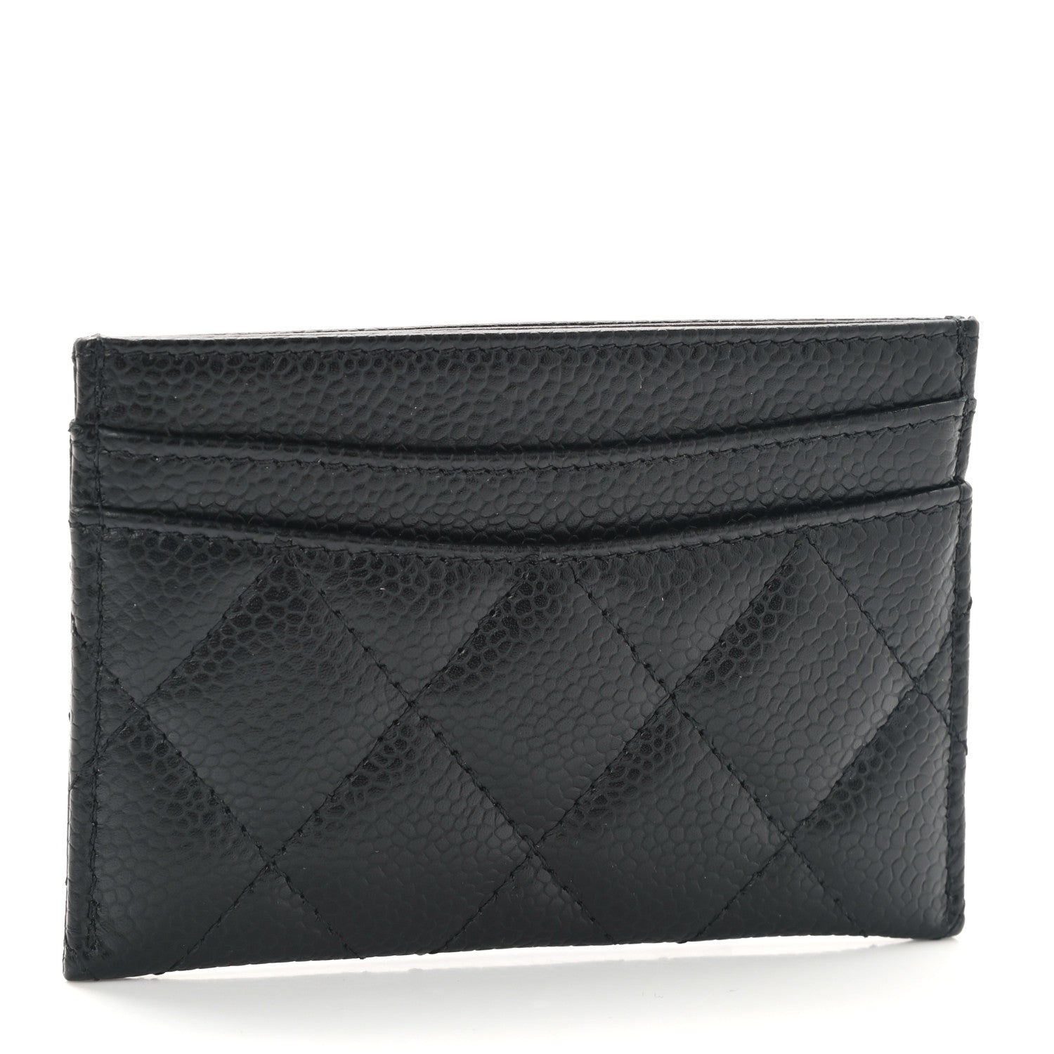 Chanel Caviar Quilted Card Holder Black 3 of 9