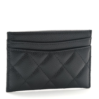 Chanel Caviar Quilted Card Holder Black 3 of 9