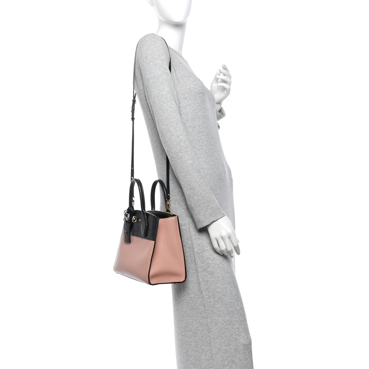 Louis Vuitton Taurillon City Steamer PM Magnolia Pink Black 2 of 14