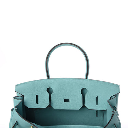 Hermes Togo Birkin 30 Bleu Atoll 8 of 33