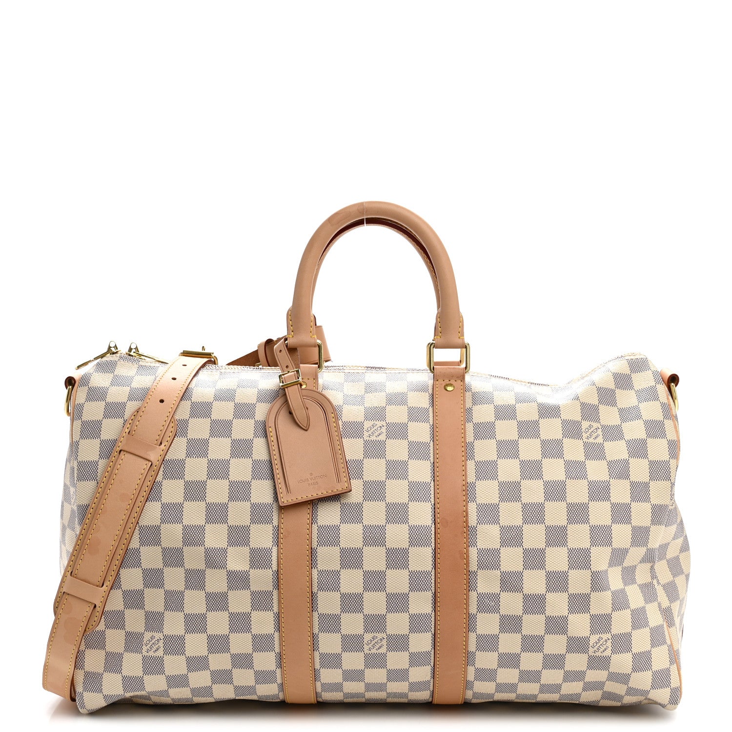 Louis Vuitton Damier Azur Keepall Bandouliere 45 1 of 17