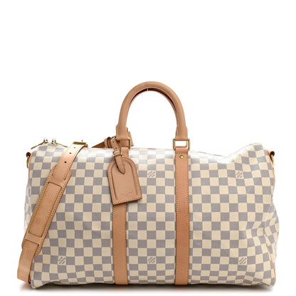 Louis Vuitton Damier Azur Keepall Bandouliere 45 1 of 17