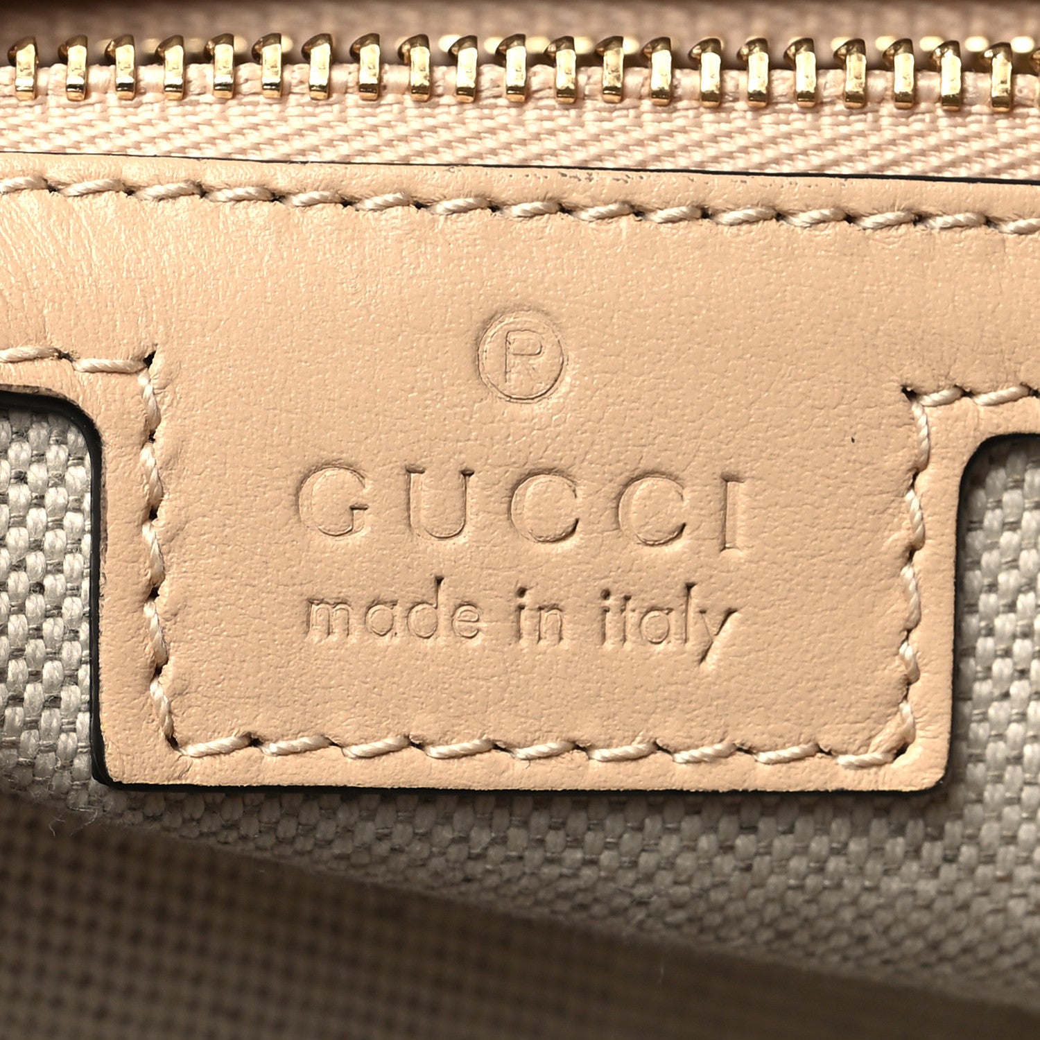 Gucci Calfskin GG Matelasse Medium Bowler Bag Naturale 6 of 10