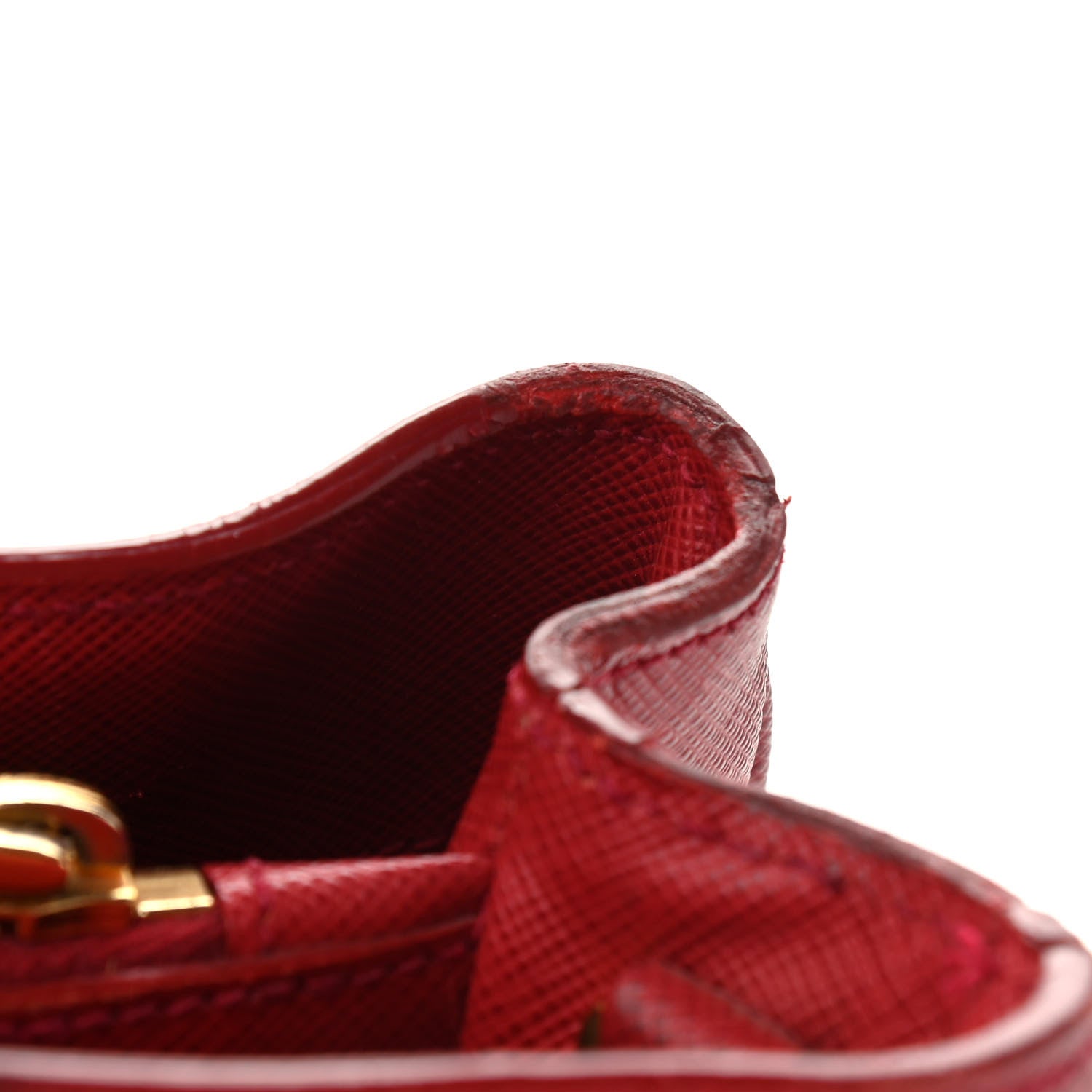 Prada Saffiano Lux Medium Tote Fuoco 15 of 19