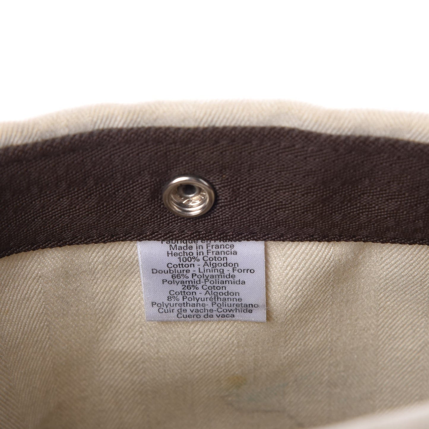 Natural Barenia Toile Sac De Pansage Grooming Bag