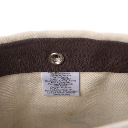 Hermes Natural Barenia Toile Sac De Pansage Grooming Bag 7 of 9