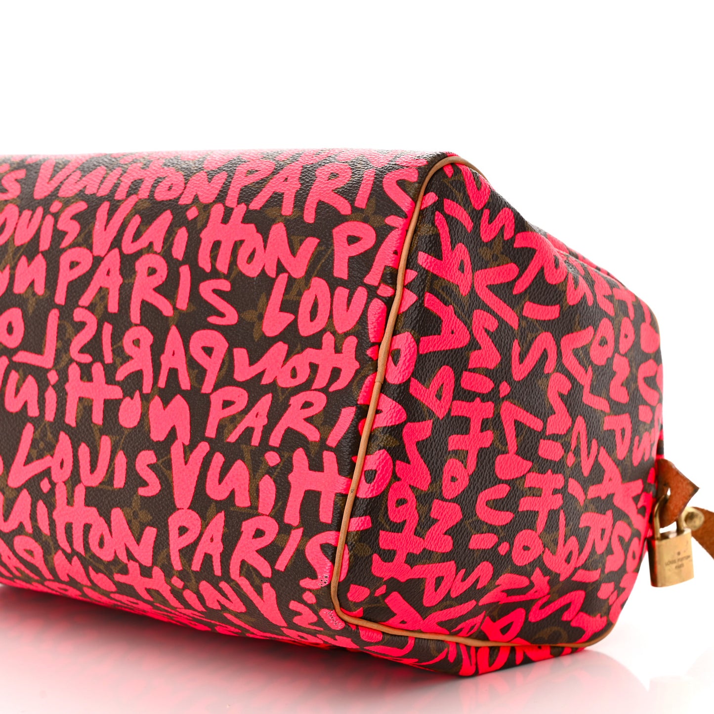Monogram Graffiti Speedy 30 Fuchsia