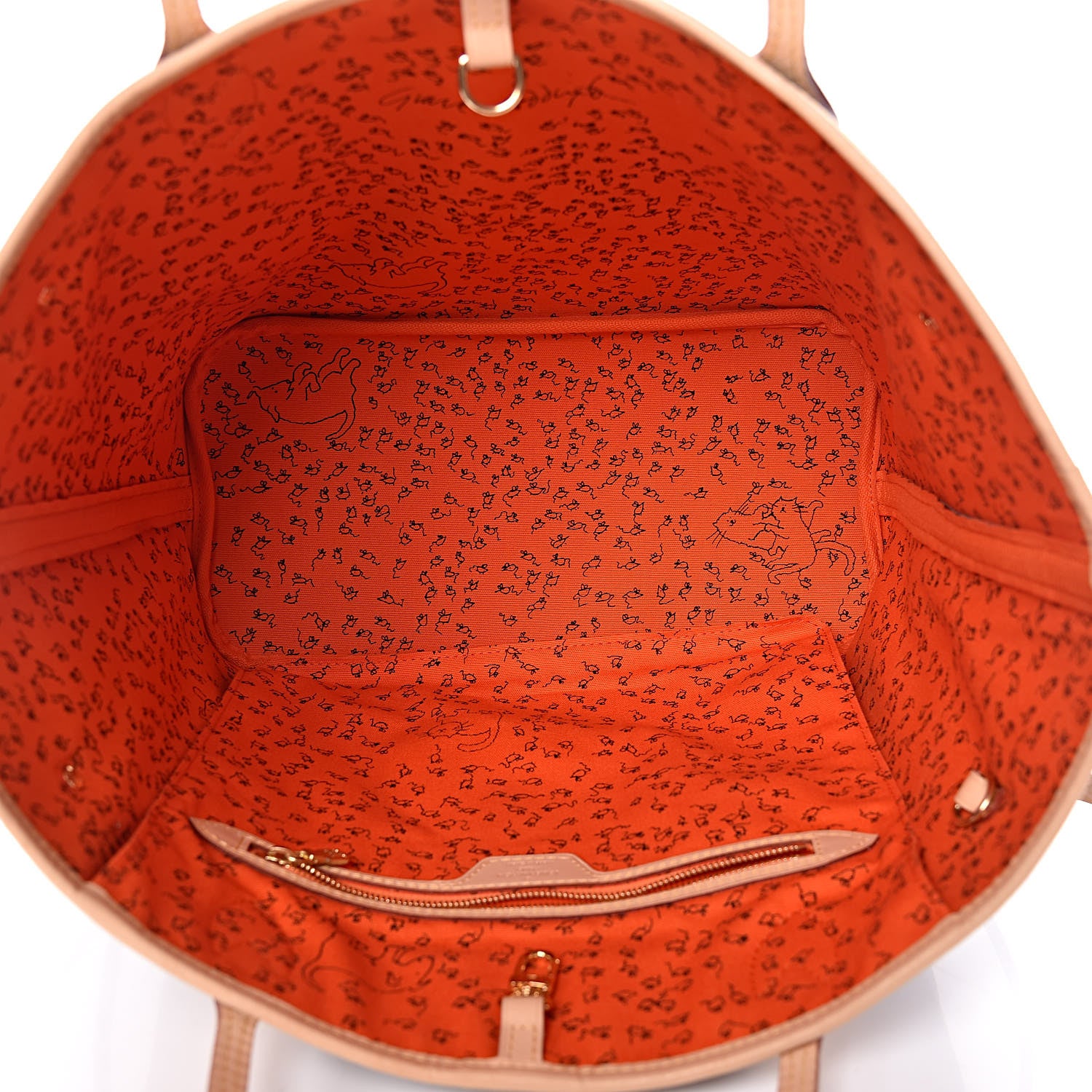 Louis Vuitton Catogram Neverfull MM Marron 5 of 10