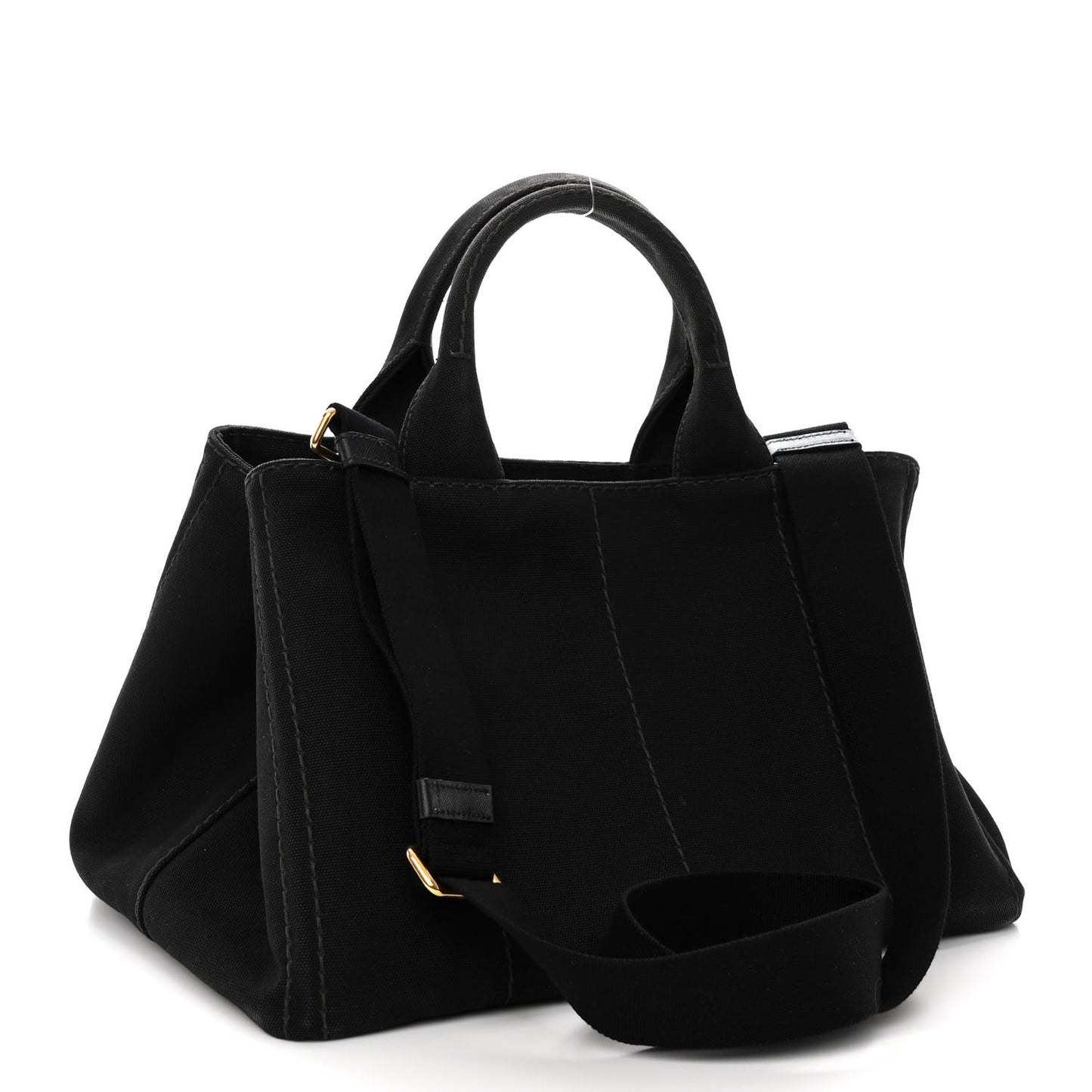 Canapa Small Logo Tote Black