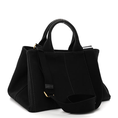 Prada Canapa Small Logo Tote Black 3 of 10