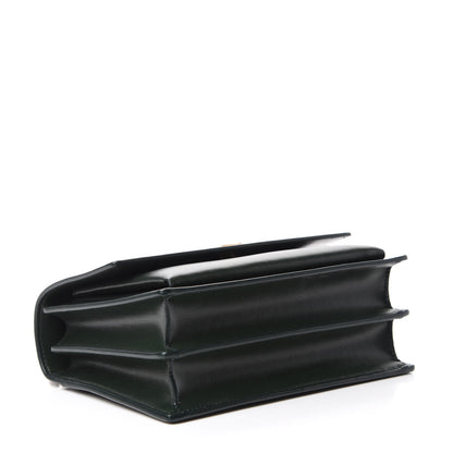 Saint Laurent Calfskin Medium Monogram Sunset Dark Green 4 of 11