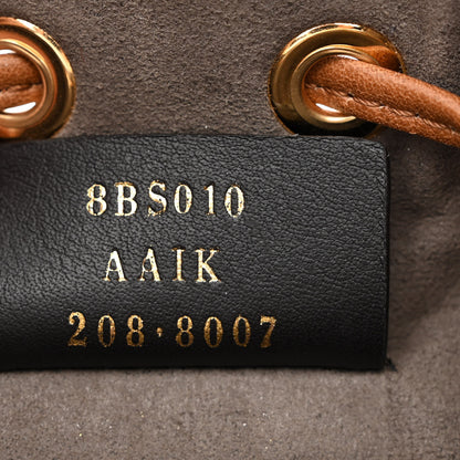 Fendi Vitello Cristallo Nature F is Fendi FF 1974 Embossed Mini Mon Tresor Bucket Bag Cuoio 7 of 10