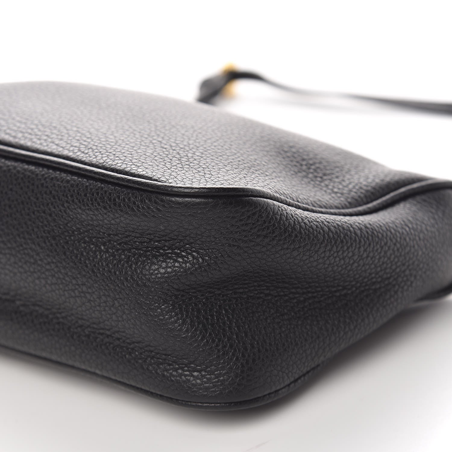 Prada Vitello Daino Pochette Bag Black 9 of 10