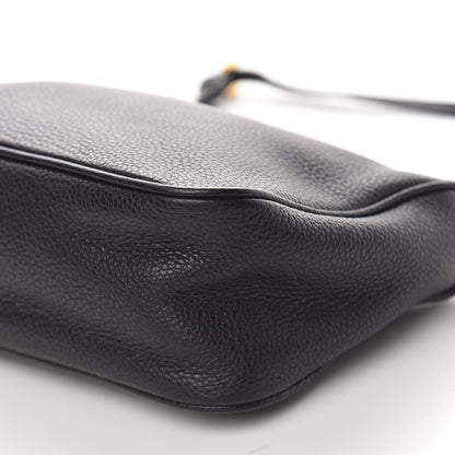 Prada Vitello Daino Pochette Bag Black 9 of 10