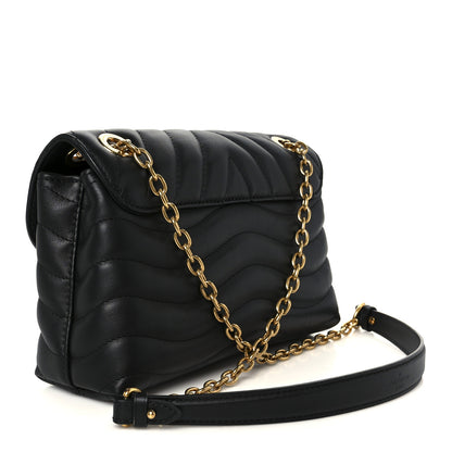 Louis Vuitton Calfskin LV New Wave Chain Bag Black 3 of 11