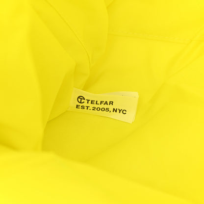 Telfar Vegan Leather Large Shopping Bag Highlighter Yellow 7 of 10