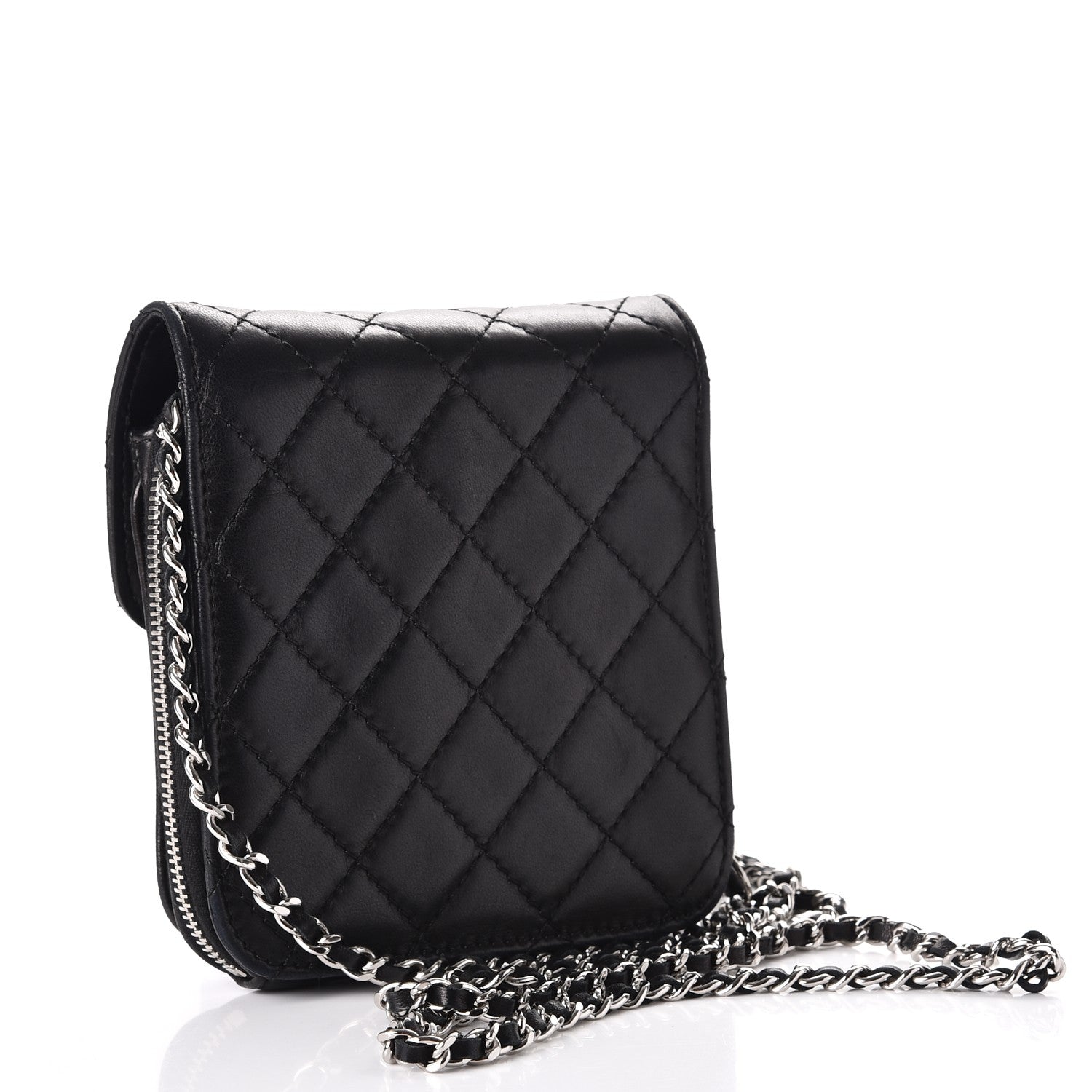 Chanel Lambskin Mini Crossbody Flap Black 3 of 10