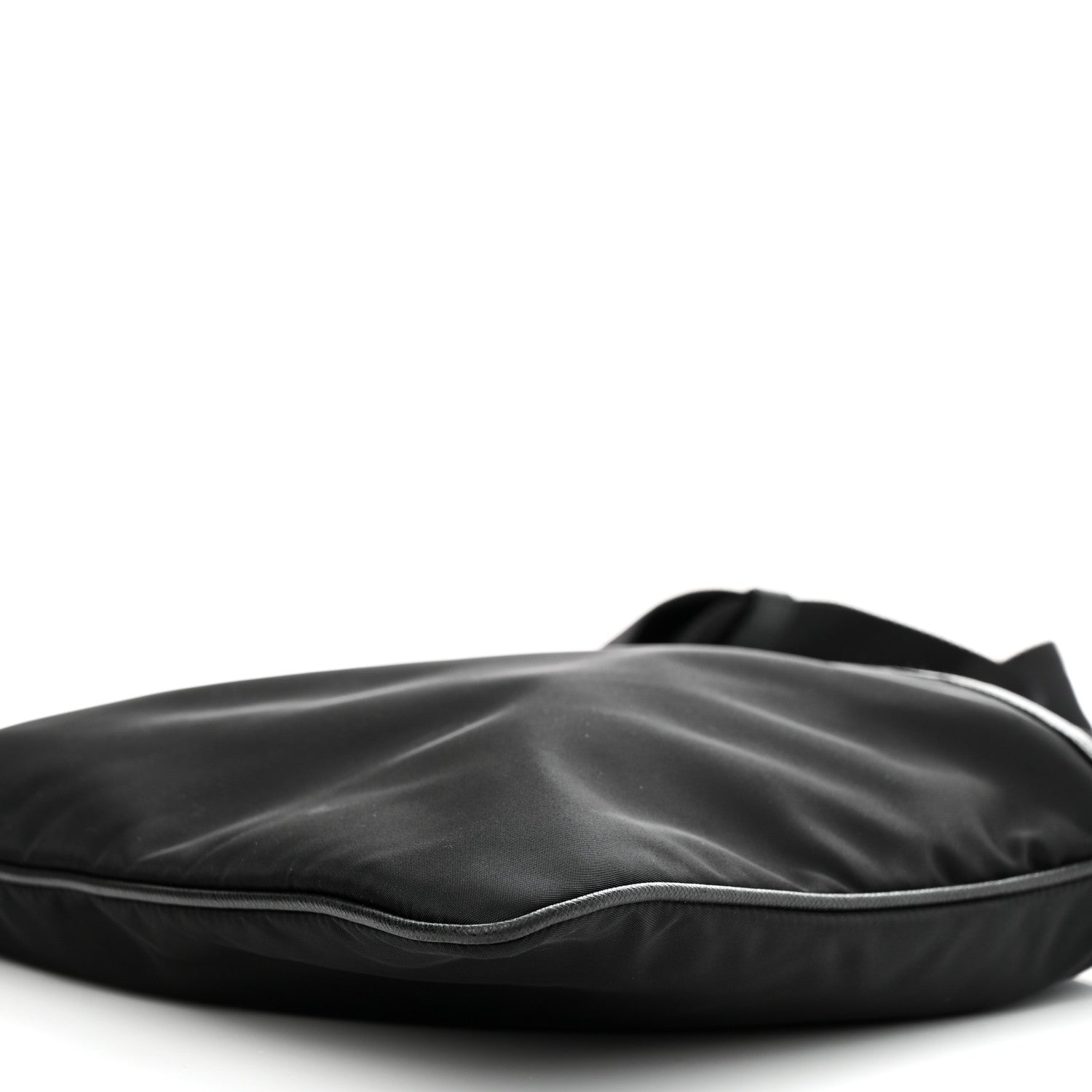 Prada Tessuto Nylon Saffiano Flat Messenger Bag Black 10 of 10