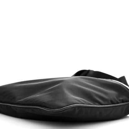 Prada Tessuto Nylon Saffiano Flat Messenger Bag Black 10 of 10