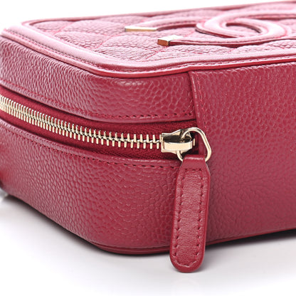 Chanel Caviar Quilted Filigree Vanity Clutch With Chain Dark Pink 8 of 9