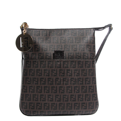 Fendi Zucchino Spalmati Forever Small Crossbody Moro Black 1 of 10