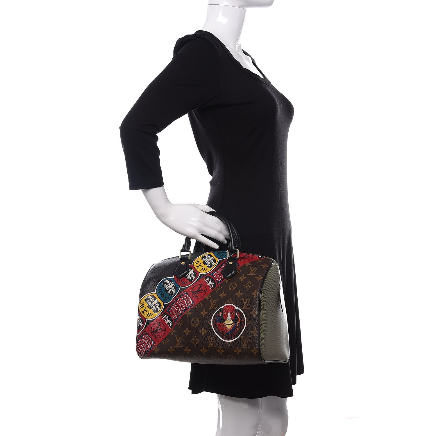 Louis Vuitton Monogram Kabuki Speedy 30 2 of 9