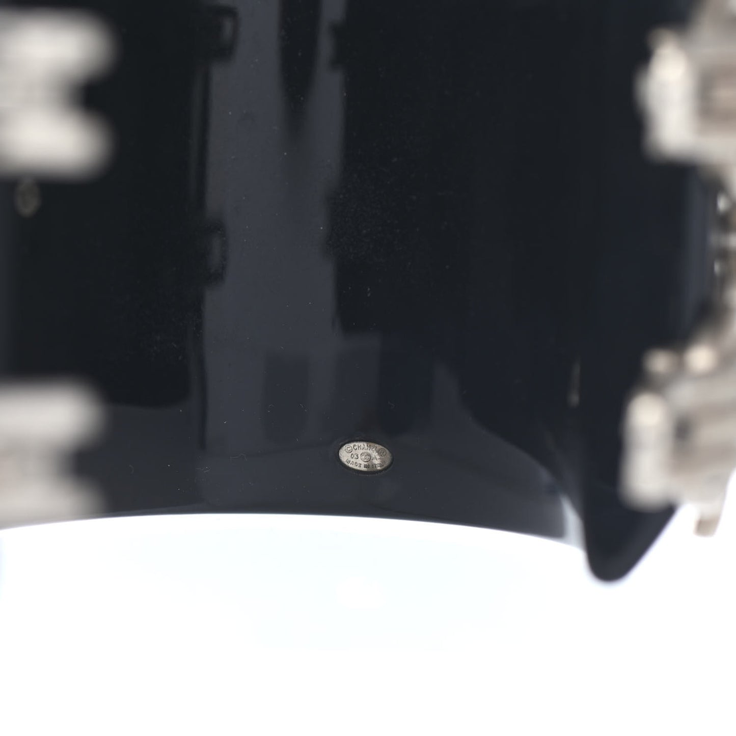 Resin Cuff Bracelet Black Silver