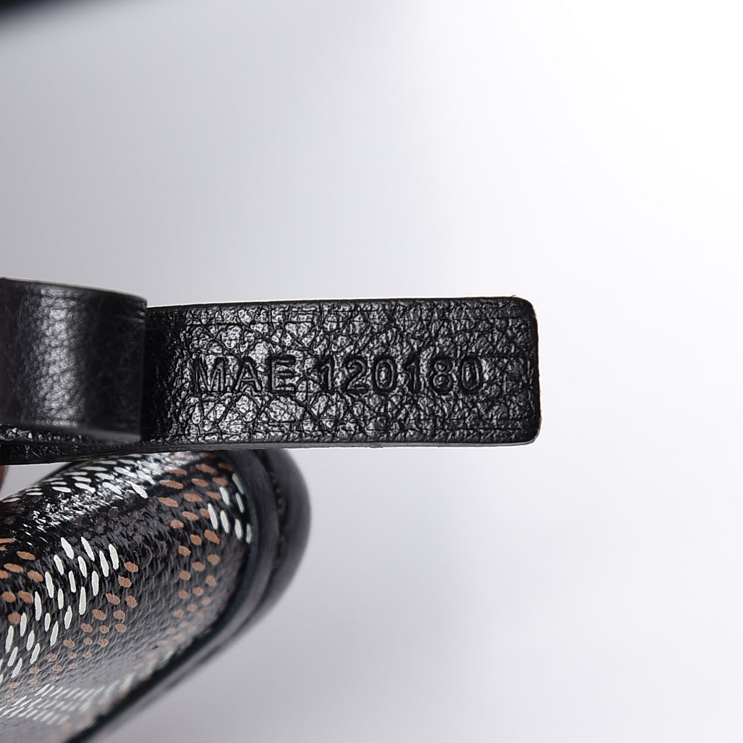 Goyardine Reversible Mini Anjou Black