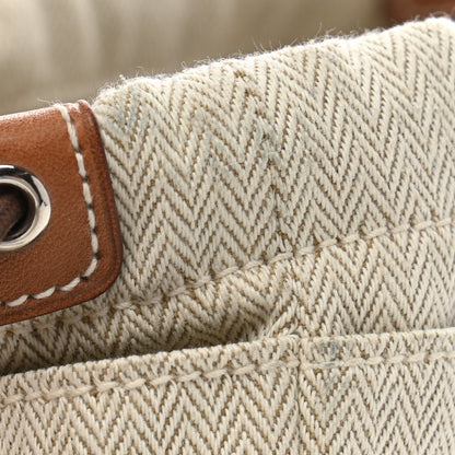 Hermes Canvas Barenia Fourbi 20 PM Pouch Naturel Fauve 10 of 11