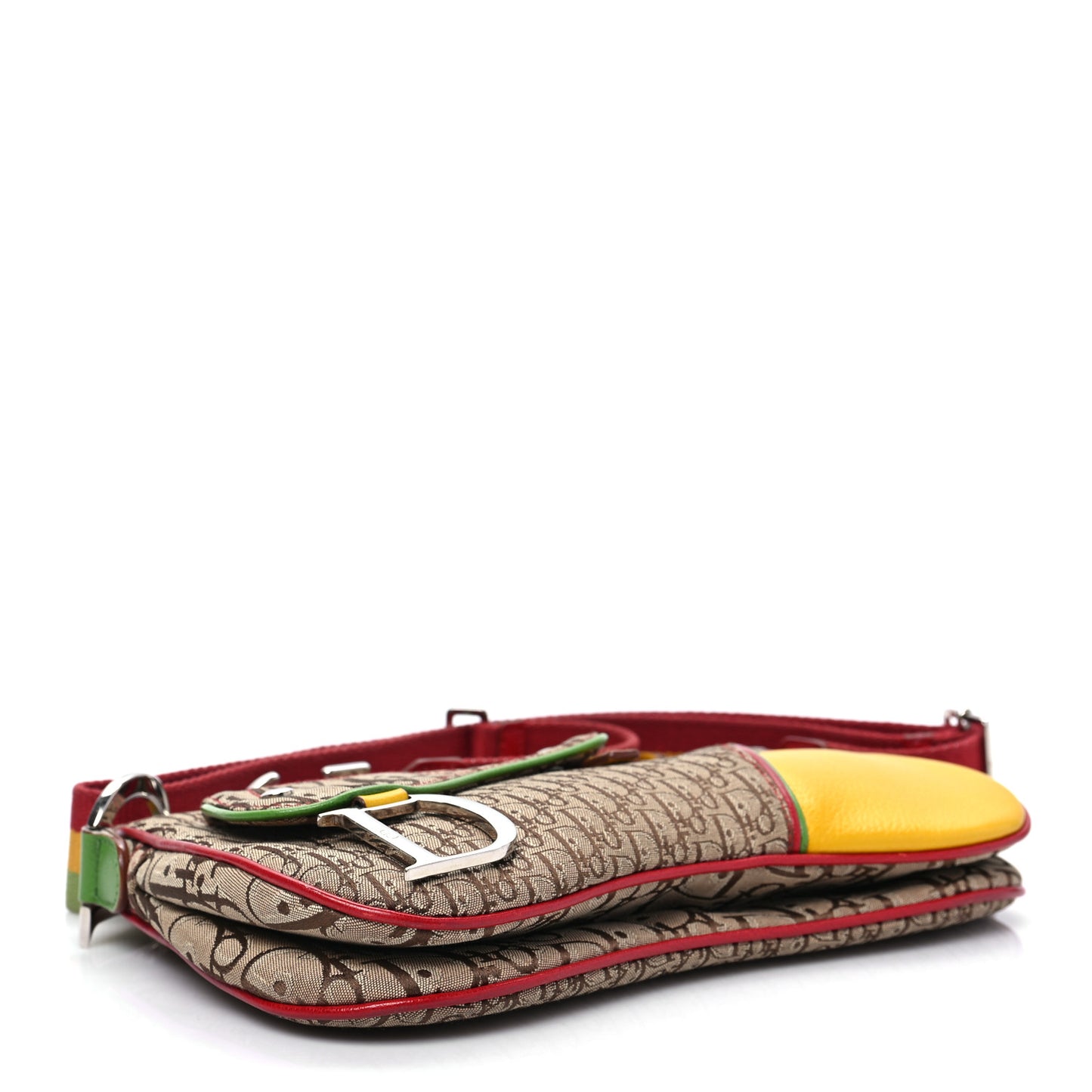 Monogram Rasta Double Saddle Beige