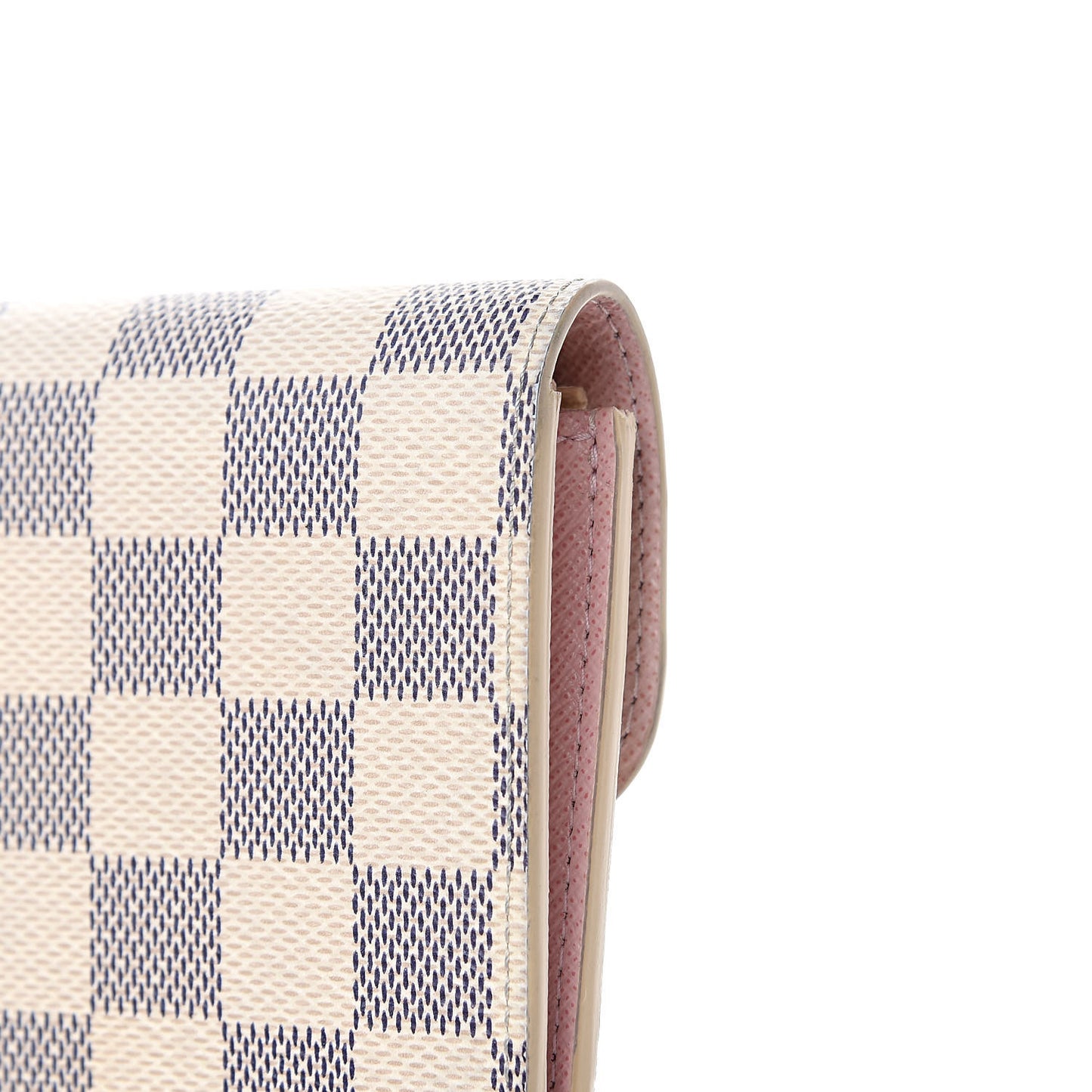 Damier Azur Emilie Wallet Rose Ballerine
