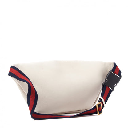 Gucci Grained Calfskin Logo Belt Bag White 3 of 10