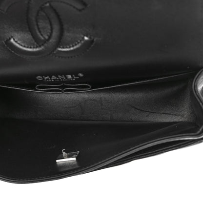 Chanel Lambskin Quilted Medium Double Flap So Black 5 of 10