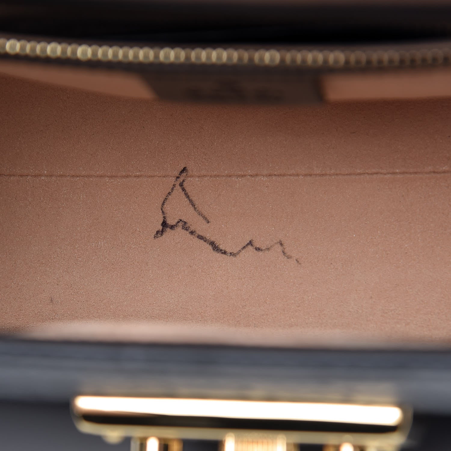 Gucci Guccissima Signature Small Padlock Top Handle Bag Black 12 of 12