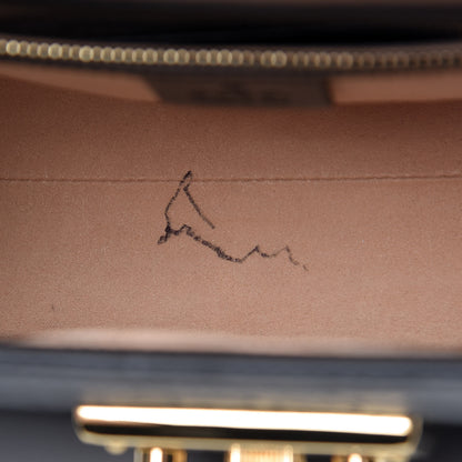 Gucci Guccissima Signature Small Padlock Top Handle Bag Black 12 of 12